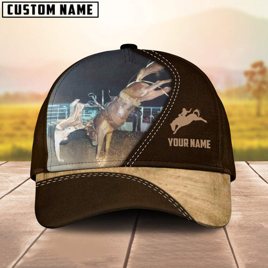 Joycorners Lucia Custom Image Dark Brown Customized Name Cap For Lucia