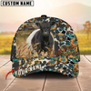 Joycorners Sunflower Western Cowhide Personalized Name 3D Hat