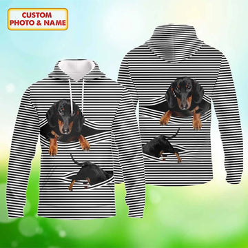 Joycorners Dachshund In And Out 2 Custom Name And Dog 3D Full Print Shirts