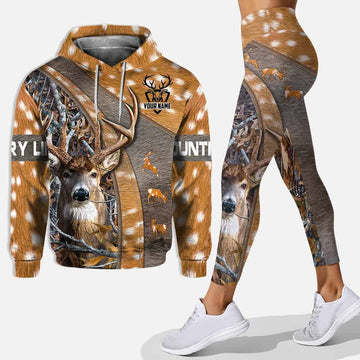 Joycorners Country Life - Personalized Hunting Hoodie and Leggings With 3D Pattern Print 6 LM2811