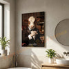 Joycorners Hereford Luxury Tuxedo Gentleman Cigar Library Scene Personalized Name Wall Art Canvas