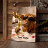 Joycorners Cattle Cow Funny Highland Cow Taking Bubble Bath With Champagne Personalized Name Canvas