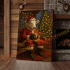Joycorner Charolais Cow Santa Suit Christmas Cozy Room 3D Wrapped Canvas
