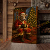 Joycorner Jersey Cow Santa Suit Christmas Cozy Room 3D Wrapped Canvas