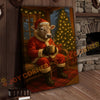 Joycorner Jersey Cow Santa Suit Christmas Cozy Room 3D Wrapped Canvas