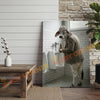 Joycorner Brahman Cow Bathroom Urinal Beer Funny Scene 3D Wrapped Canvas