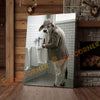Joycorner Brahman Cow Bathroom Urinal Beer Funny Scene 3D Wrapped Canvas