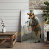 Joycorner Jersey Cow Bathroom Urinal Beer Funny Scene 3D Wrapped Canvas