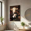 Joycorners Charolais Luxury Tuxedo Gentleman Cigar Library Scene Personalized Name Wall Art Canvas