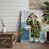 Joycorner Brahman Cow Brushing Teeth Morning Bathroom 3D Wrapped Canvas