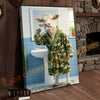 Joycorner Charolais Cow Brushing Teeth Morning Bathroom 3D Wrapped Canvas
