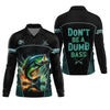 Joycorners Don't Be A Dumb Bass SPF Shirt For Men, Funny Fishing Shirt, Fishing Shirts For Men, Bass Fishing