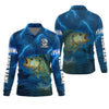 Joycorners Largemouth Bass Fishing UV Protection Shirt, Fishing Jersey, Presents For Fishermen, Mens Casual Shirts