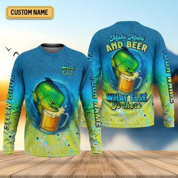 Joycorners Mahi Mahi Fishing Shirt, Fishing SPF Shirt For Men, Gift For Fisherman, Fishing Shirts For Men