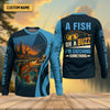 Joycorners A Fish Or A Buzz I'm Catching Something Funny Fishing Shirt, SPF Shirt For Men, Gift For Fisherman