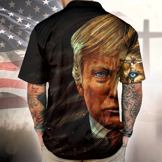 Joycorner Donald Trump 2024 Jesus Hawaiian Shirt