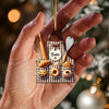 Joycorners Custom Name Baker Ornament, Christmas Gift for Baker Lovers 2D Flat LM2211