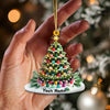Joycorners Custom Name Nail Christmas Tree Ornament, Nail Artist Christmas Gift 2D Flat LM2111