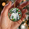 Joycorners Custom Name Chef Ornament, Christmas Gift for Cooking Lovers 2D Flat LM2211