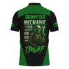 Joycorners Personalized Mechanic Shirt, Grumpy Old Mechanic Stuck Between IDK IDC And IDGAF, Mechanic Uniforms, Gift For Men PT2609