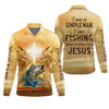 Joycorners I Like Fishing And Believe In Jesus, Fishing UPF Shirts, Fisherman Gift, Fishing Shirts For Men