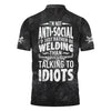 Joycorners Custom Name Mechanic Shirt I'm Not Anti Social I'd Just Rather Be Welding T Shirt PT2609