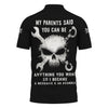 Joycorners Custom Name Mechanic Shirt, Funny My Parents Said You Can Be Anything So I Became A Mechanic And An Asshole Shirt, Gift Car Repair Worker PT2609