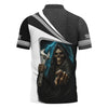 Joycorners Custom Name Mechanic Shirt Grim Reaper Holding Wrench with Thunder Design T Shirt PT2609