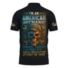 Joycorners Personalized Mechanic Shirt, I'm An American Mechanic, USA Flag Skull Design, Gift For Men PT2609
