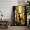 Joycorner Majestic Deer Golden Forest Light Painting Canvas