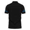 Joycorners Custom Name Mechanic Shirt Blue Flame Muscle Engine Piston Holding Wrench T Shirt PT2609