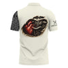 Joycorners Custom Name Mechanic Shirt Skull with Engine Piston Design Gear Pattern T Shirt All Over Printed PT2609