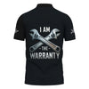 Joycorners Personalized Mechanic Shirt, I Am Warranty, Skull Funny Design, Gift For Men PT2609