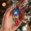 Joyccorners Custom Name Puerto Rico Ornament, Gift for Puerto Rico Lover 2D Flat LM2111