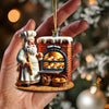 Joycorners Custom Name Bakery Shop Ornament, Bakery Love Christmas Gift51 2D Flat LM2111