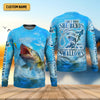 Joycorners I Love It When She Tugs On My Worm And Swallows Blue Fishing Shirt, SPF Shirt For Men, Men's Fishing Shirt