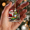 Joycorners Custom Name Dentist Ornament, Christmas Gift for Dentist 2D Flat LM2211