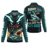 Joycorners Riding The Waves Of Life Even When They Bite Back SPF Shirt For Men, Funny Fishing Shirt, Fishing Shirts For Men