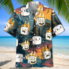 Joycorners Funny Marshmallow Emotions Hawaiian Shirt
