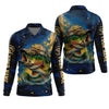 Joycorners Bass Fishing Shirt, Camo Long Sleeve Shirt, SPF Shirt For Men, Gift For Fisherman