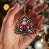 Joycorners Custom Name Disc Jockey Santa Ornament, DJ Christmas Gift 2D Flat LM2211