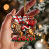 Joycorners Custom Name England Christmas Ornament, England Lover Christmas Gift 2D Flat LM2111