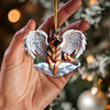 Joycorners Custom Name German Shepherd Ornament, Dog Christmas Decoration 2D Flat LM2111