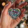 Joycorners Custom Name Classic Bike Ornament, Christmas Gift for Classic Bike Lover 2D Flat LM2211