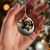 Joycorners Custom Name Dragon Ornament, Christmas Gift for Dragon Lover5 2D Flat LM2211