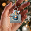 Joycorners Custom Name Baker Ornament, Christmas Gift for Baker Lover3 2D Flat LM2211
