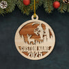 Joycorners Personalized Bow Hunter Ornament 2025 – Custom Name Gift for Deer Hunters MT0110