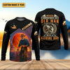 Joycorners Never Underestimate An Old Man With A Fishing Rod Funny Fishing Shirt, SPF Shirt For Men, Gift For Fisherman