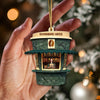 Joycorners Custom Name and Photo Coffee Shop Ornament, Coffee Love Christmas Gift 2D Flat LM2111