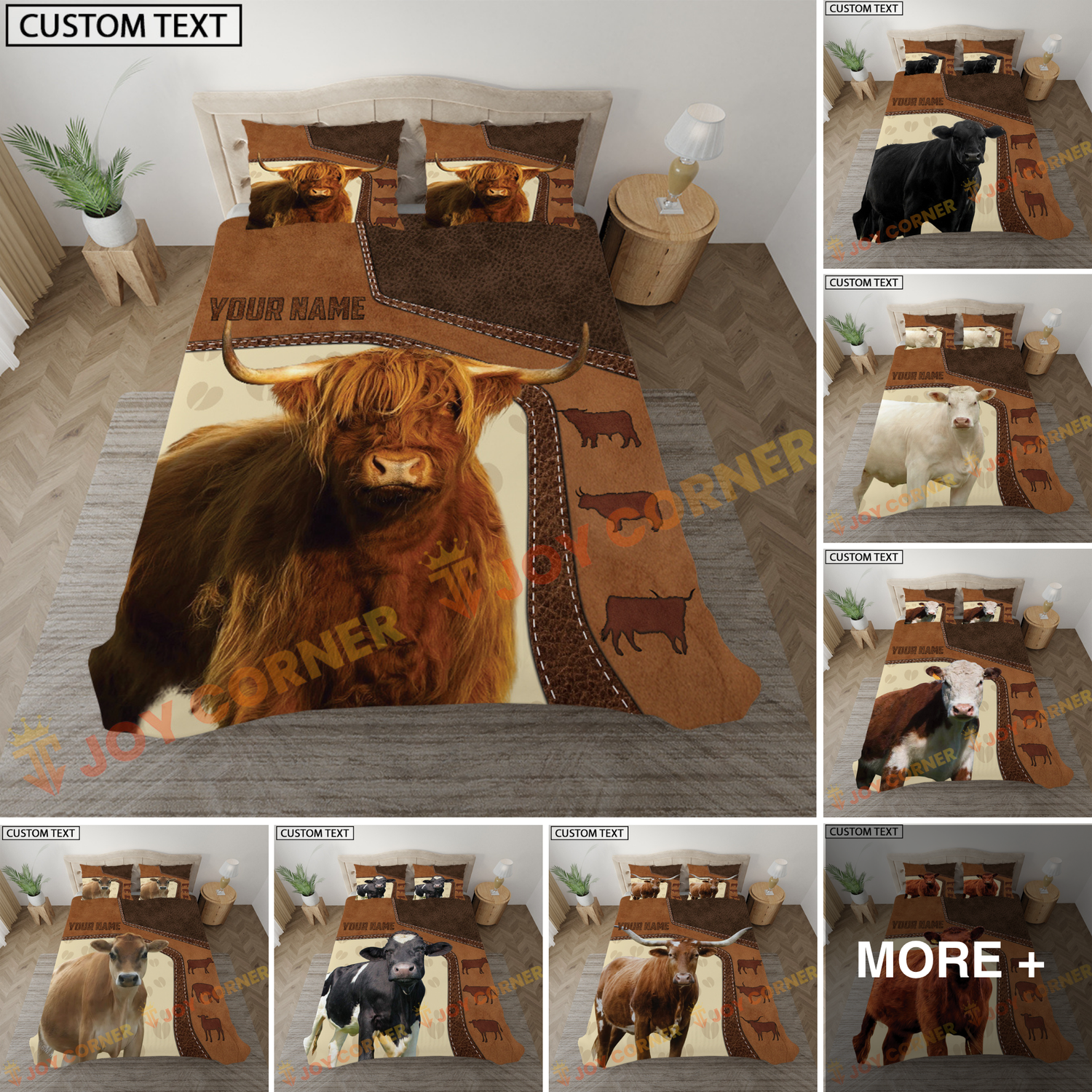 JC Cattle Farm Bedding Set